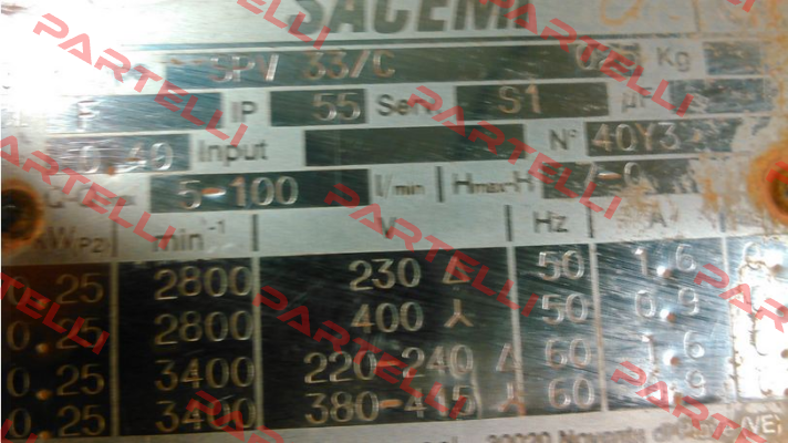 SPV33/C Sacemi
