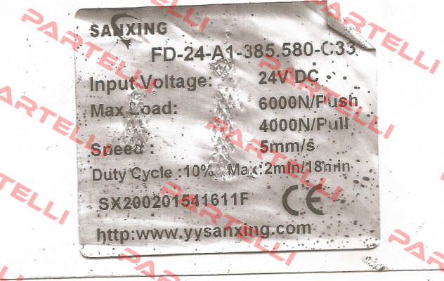 FD-24-A1-385.580-C33 obsolete, replace by set Sanxing