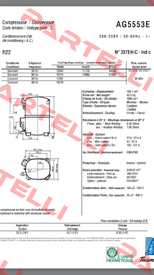 3AR3-10T obsolete, replacement RVA7AB3D Tecumseh
