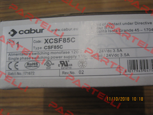 XCSF85C  Cabur