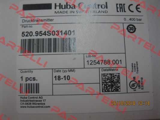 520.954S031401 Huba Control