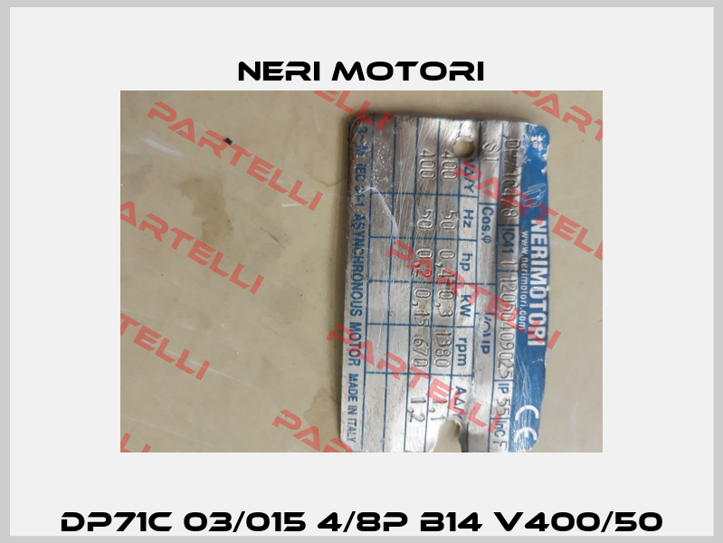 DP71C 03/015 4/8P B14 V400/50 Neri Motori
