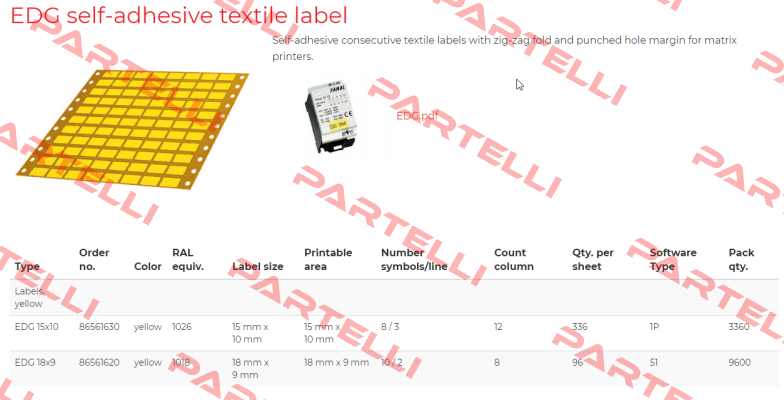 86561620 (1 pack x 9600 pcs) Murrplastik