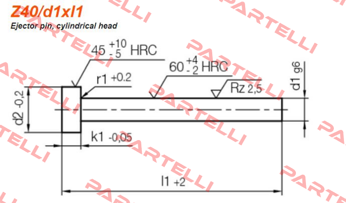 Z40/1,5x100 Hasco