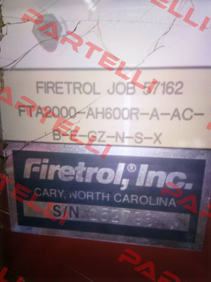 FTA2000-AH600R-A-AC-B-E-GZ-N-S-X Firetrol