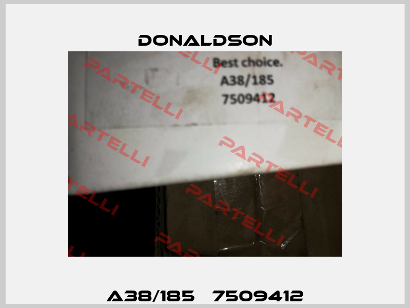 A38/185   7509412 Donaldson