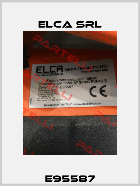 E95587 Elca Srl