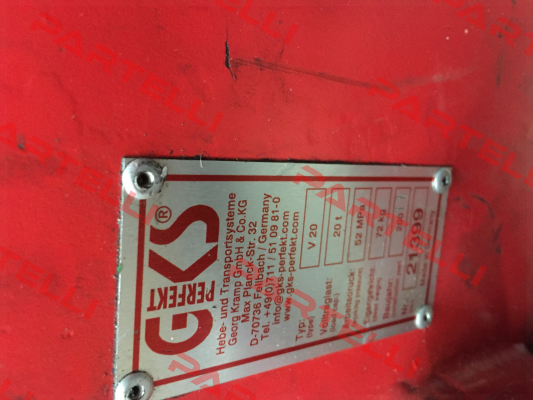 Dichtungssatz für Heber TypV20 GKS-Perfekt