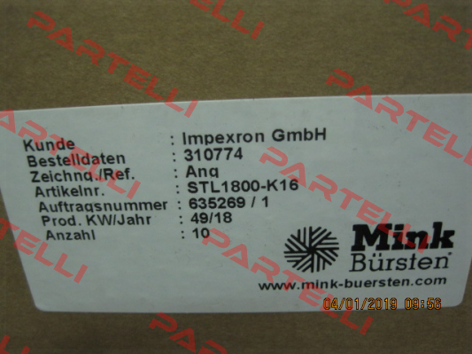 STL1800-K16 Mink Bürsten