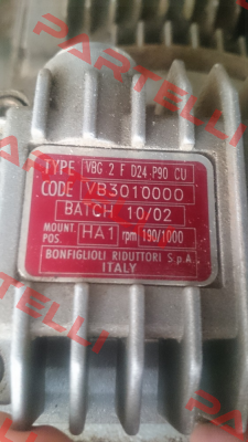 VBG 2F D24 P90 CU Cod:VB3010000 Bonfiglioli