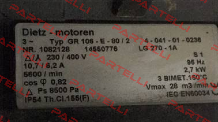 OR 108-E-80/2 Dietz-Motoren