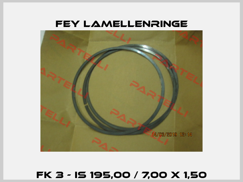 FK 3 - IS 195,00 / 7,00 x 1,50 Fey