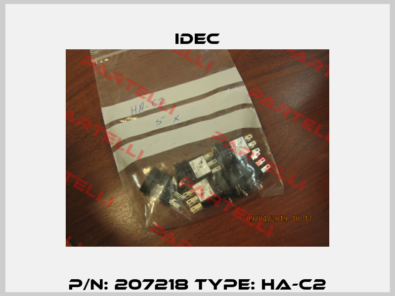 P/N: 207218 Type: HA-C2 Idec