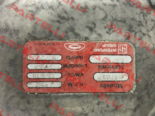 KEZ 22 -AISI-316L right, Version SS7037 Interpump