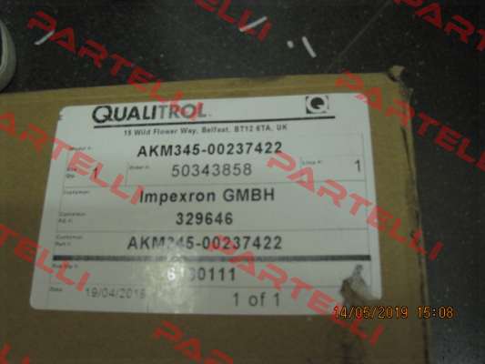 AKM345-00237422 Type 35/GEN2 Qualitrol