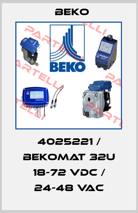 4025221 / BEKOMAT 32U 18-72 VDC / 24-48 VAC Beko