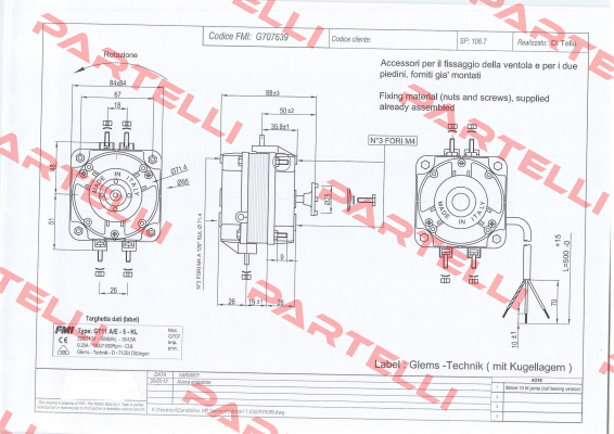 GT 11 A/E-5 FMI (Fan Motors Italia)
