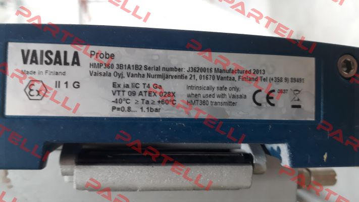 HMP360 3B1A1B2 S/N:J3620016 Vaisala