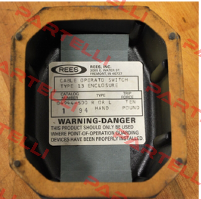 Type: 13L    04944-500 R Rees