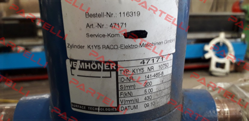 Type K1Y5, 141-465-8 RACO