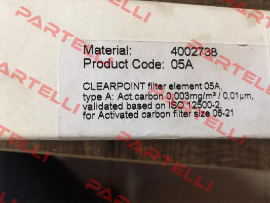 P/N: 4002738, Type: 05A Beko