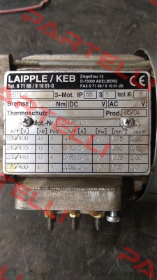 Typ 50L/4 (M50L/4) LAIPPLE KEB