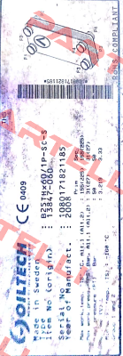B25THX60/1P-SC-S Swep