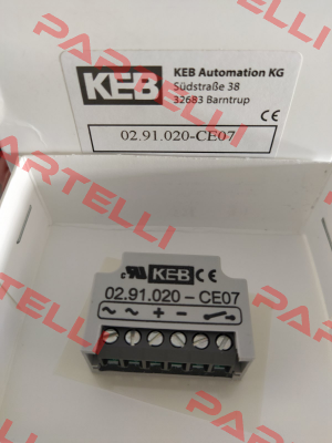 02.91.020-CE07 KEB