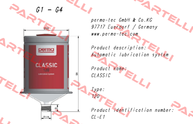 Perma CLASSIC mit perma Universalfett (SF01) Perma