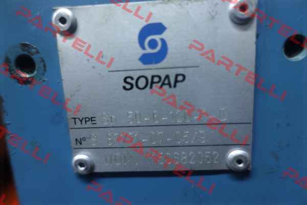 SN 50- 6-120-1-D-GRS-ABCDEFC- D-EF Sopap