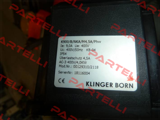 0012.9310 Klinger Born