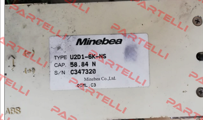 U2D1-6K-NS S/N:C347320 Minebea
