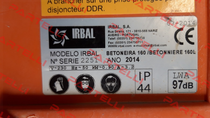 CBB60 for Irbal 2251 irbal