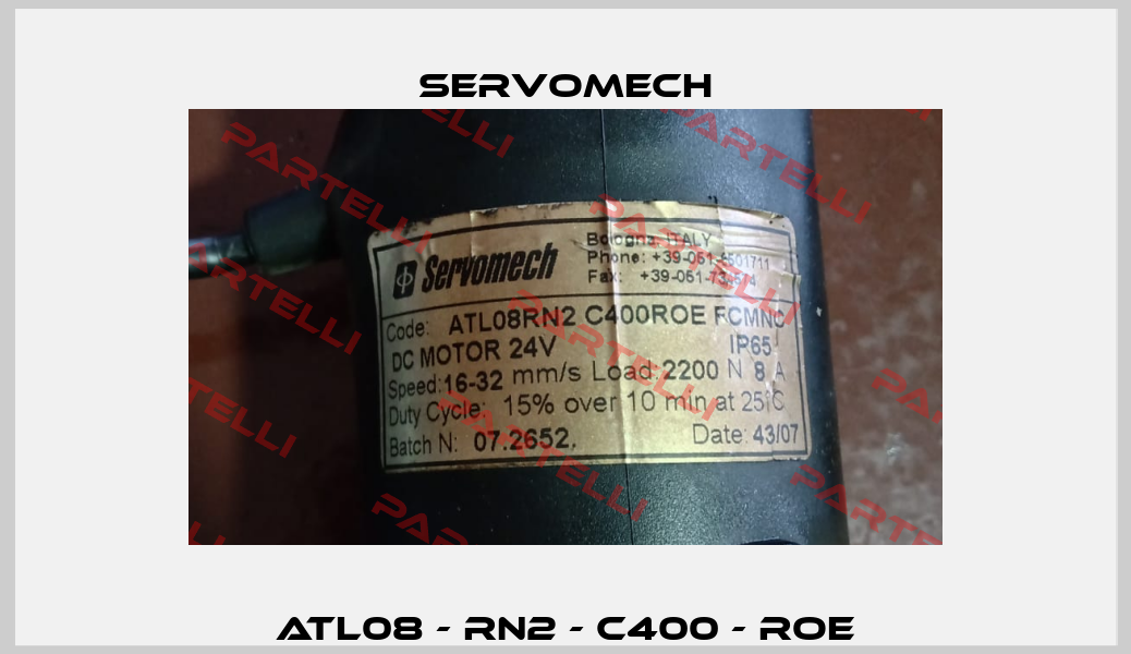ATL08 - RN2 - C400 - ROE Servomech