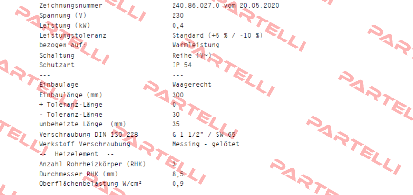 ERCT/30-0,4-230 Schniewindt