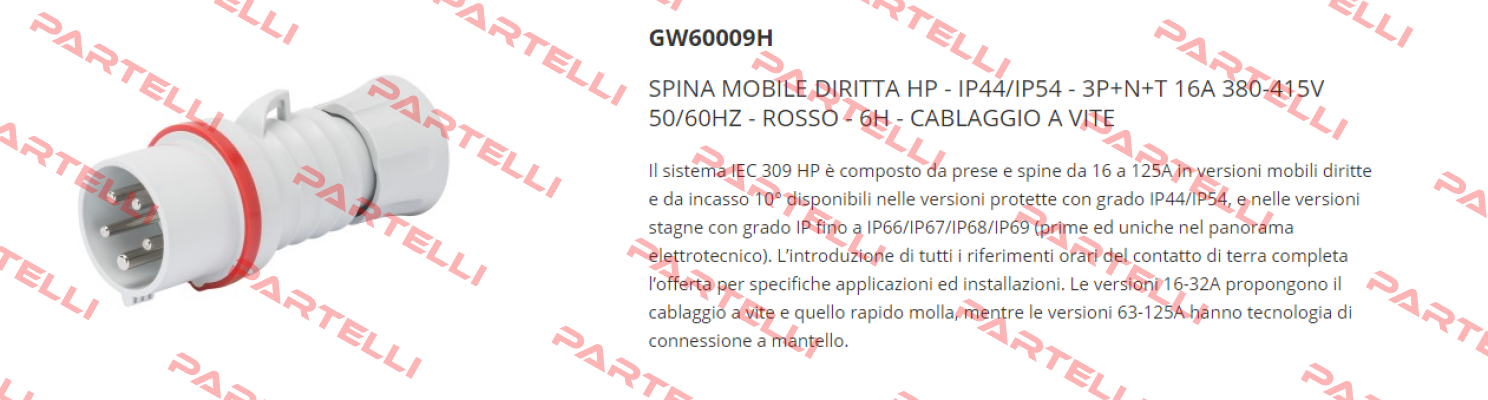 GW60009H Gewiss