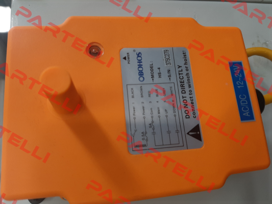 remote control for Model: HS-4 S/N: 375C279 Obohos