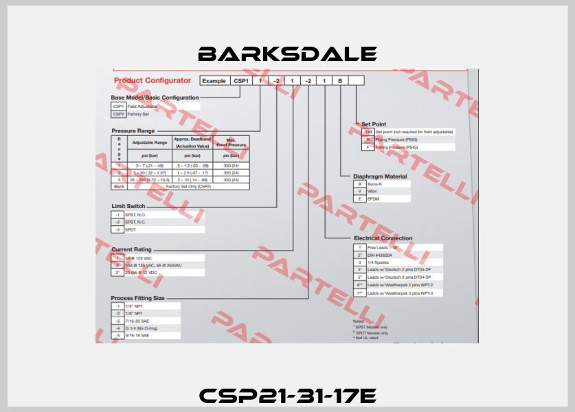 CSP21-31-17E Barksdale