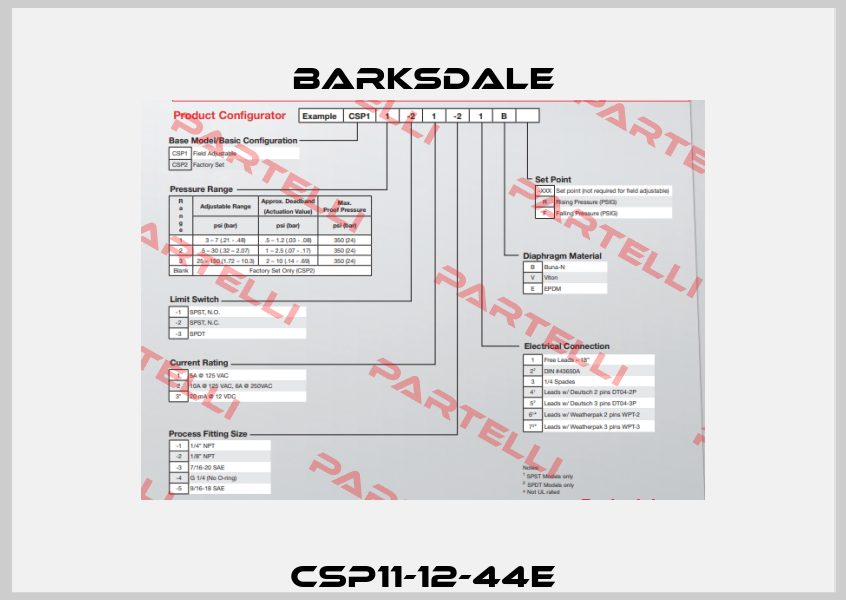 CSP11-12-44E Barksdale