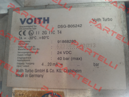 DSG-B05242 Voith
