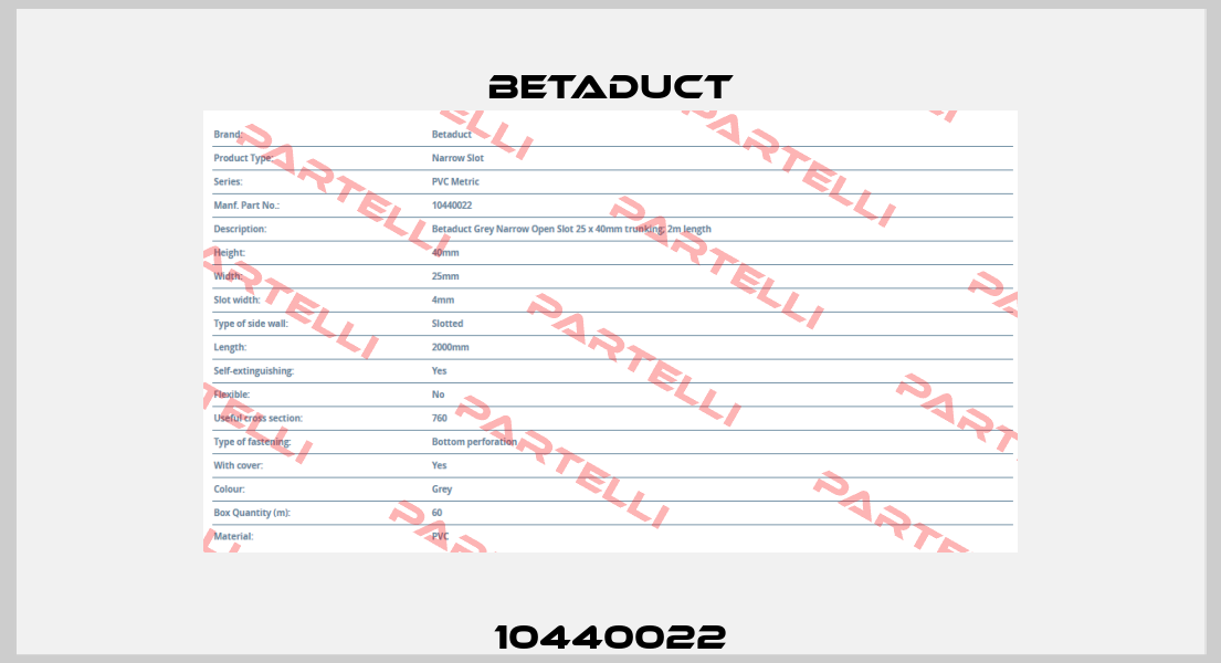 10440022 Betaduct