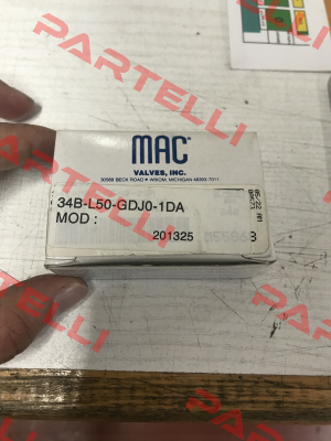 34B-L50-GDJ0-1DA МAC Valves