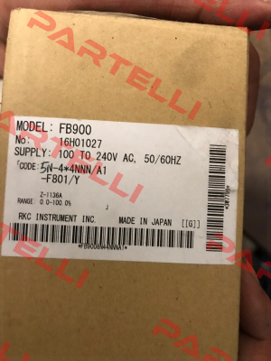 FB900 5N-4*4NNN/A1-F801/Y Rkc Instruments