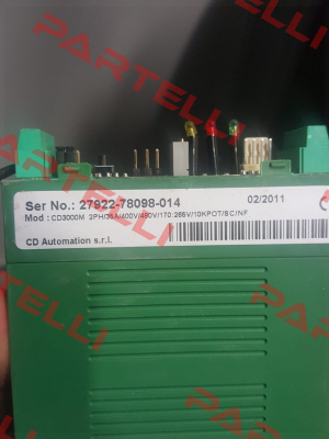 CD3000M 2PH/35A/400V/480V/170:265V/10KPOT/SC/NF old code / new code DM2035-42KB00020 CD AUTOMATION