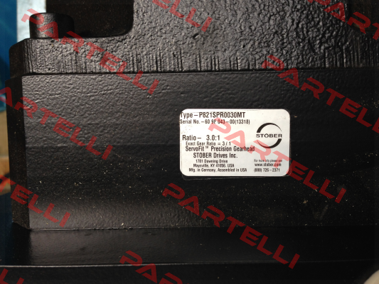 Type:P821SPR0030MT Stober