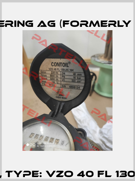 P/N: 94102, Type: VZO 40 FL 130/JIS 10-20K Integra Metering AG (formerly Aquametro)