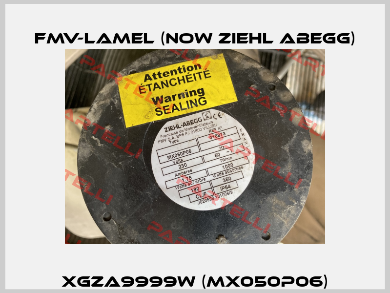 XGZA9999W (MX050P06) FMV-Lamel (now Ziehl Abegg)
