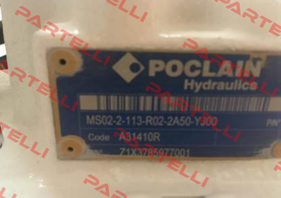 MS02-2-113-R02-2A50-YJ00 (A31410R) Poclain