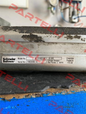 40 CFRSDUSC/20.000 S/N: SW236951 A Schrader Bellows (Parker)