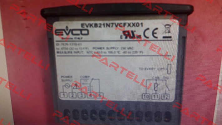 EVK521N7VCFXX01 invalid reference, valid EVKB21N7VCFXX01 EVCO - Every Control